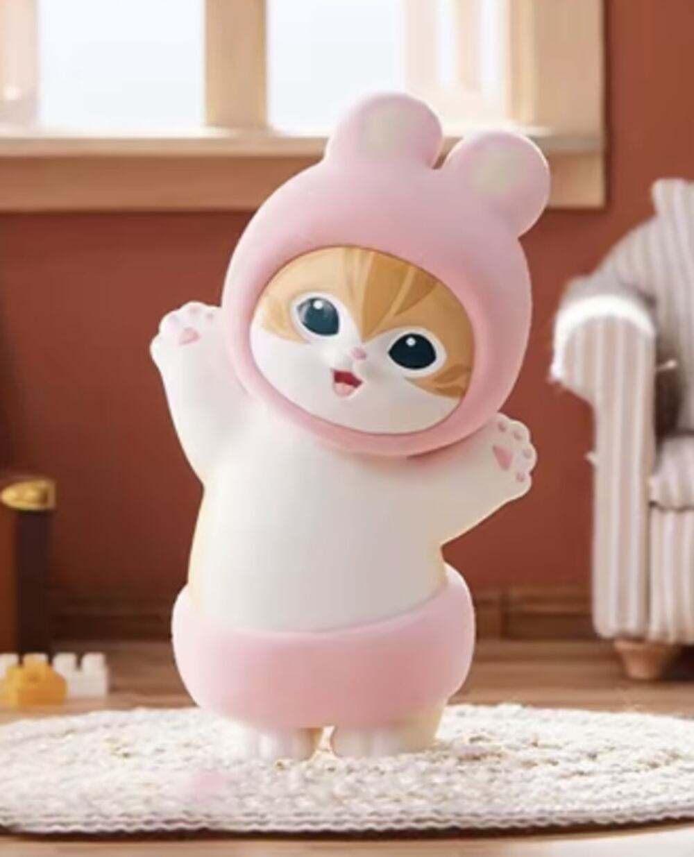 Miniso Mofusand Fluffy Party Collectible Figurine, RABBIT, Open Blind Box - New